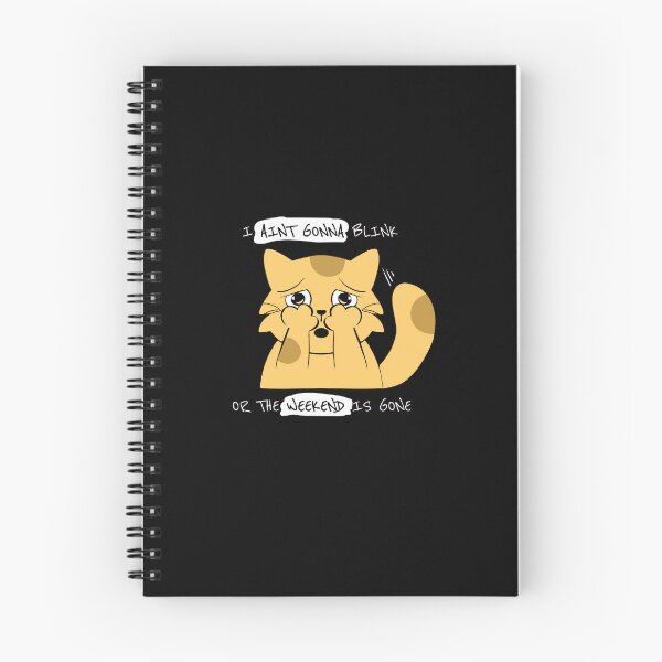Item preview, Monday again - cat humor - Blue monday - Almost monday designed and sold by stayartsy07.