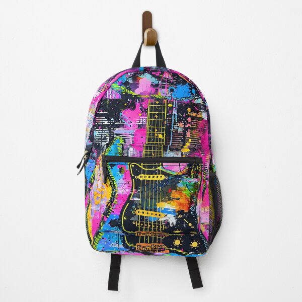 Item preview, 90's grunge guitar graffiti art print designed and sold by dcrc.