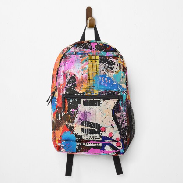 Item preview, 90's grunge guitar graffiti art print designed and sold by dcrc.