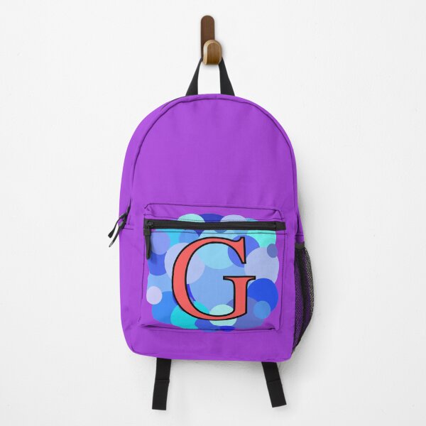 Item preview, Blue Bubbles Upper Case Letter G Monogram designed and sold by MGonline.