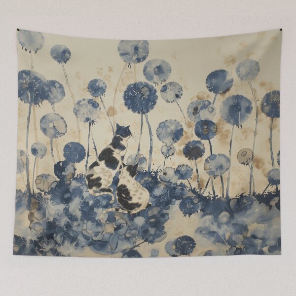Item preview, Cats in the Dandelions designed and sold by wyntera.