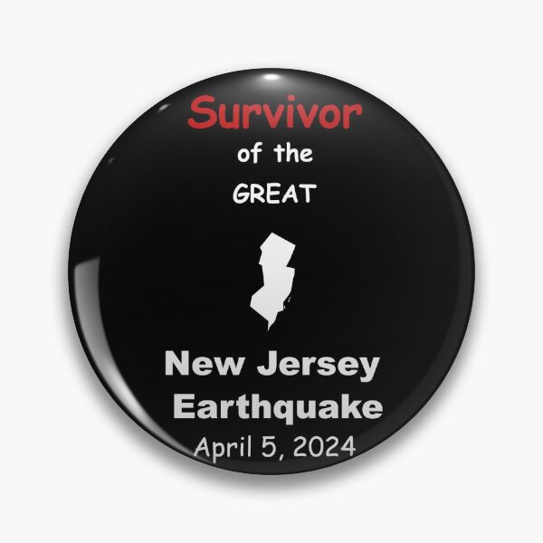 Item preview, Earthquake Survivor New Jersey designed and sold by Elisabeth Lucas.