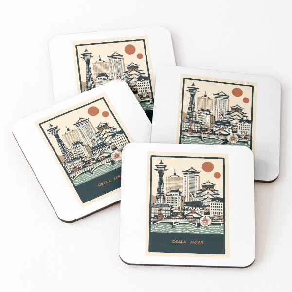 Aperçu de l'œuvre Osaka Japon créée et vendue par LoveLabDesign.