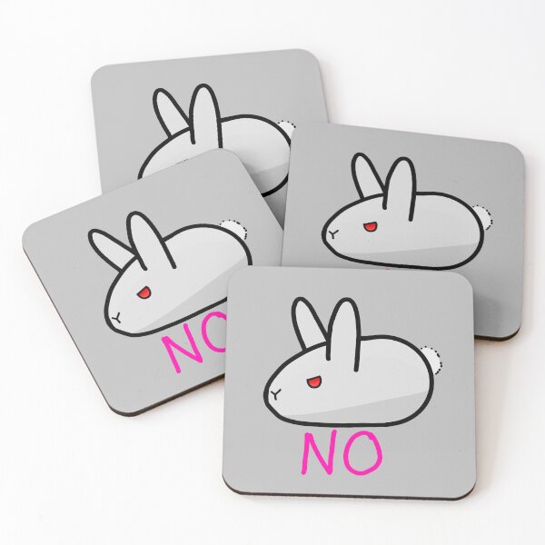 Item preview, Angry Bunny 'NO' designed and sold by BreadyArtDesign.
