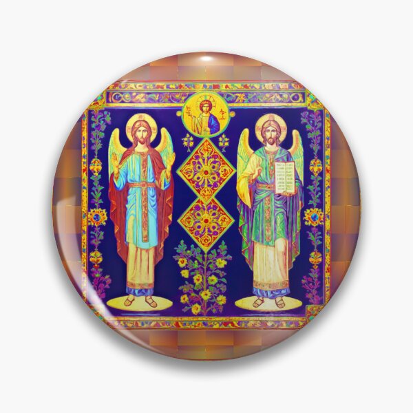 Item preview, Celestial Harmony: Byzantine Angelic Duo designed and sold by Sanctum Icons.