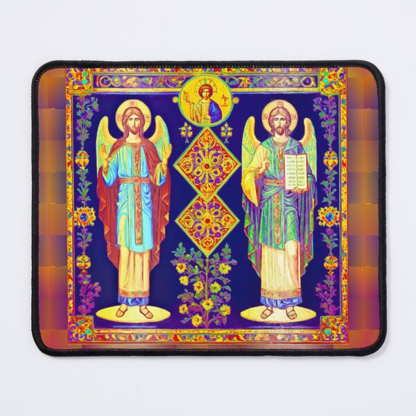 Item preview, Celestial Harmony: Byzantine Angelic Duo designed and sold by Sanctum Icons.