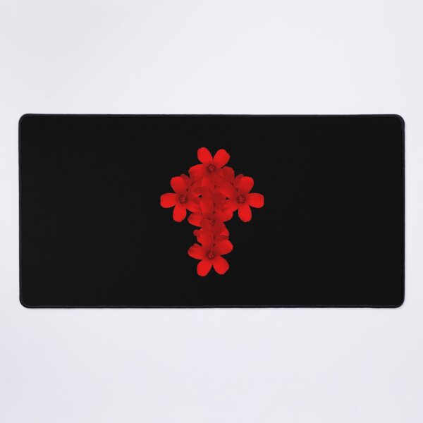 Item preview, Geometric Floral Crucifix Gothic Idea Really Red designed and sold by somersbyman.