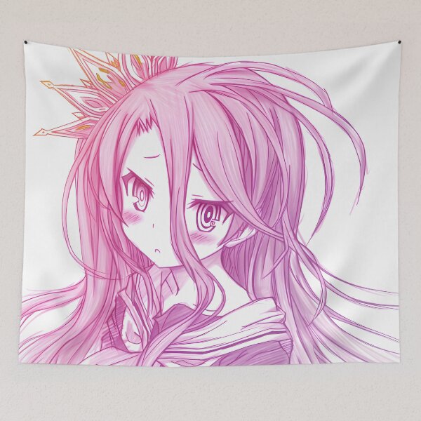 Aperçu de l'œuvre Shiro Game Life Fille Anime Mignonne créée et vendue par DGitaldreamgirl.