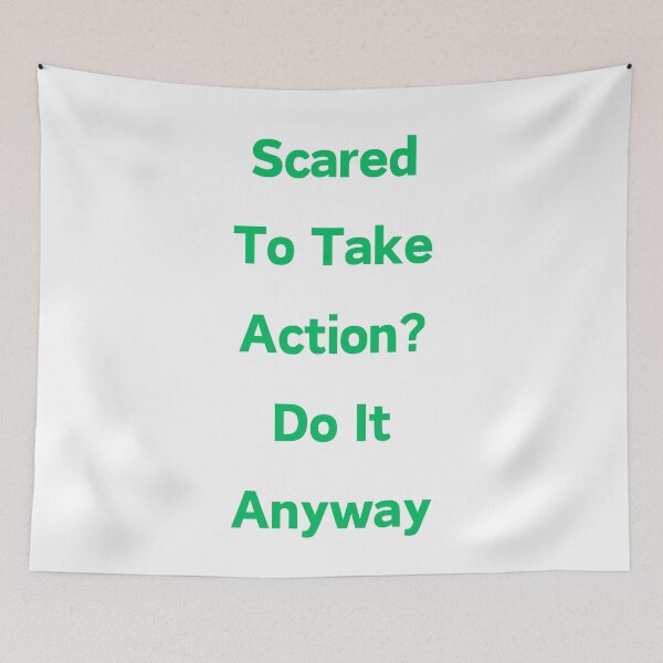 Item preview, Scared to Take Action? Do It Anyway! designed and sold by ShaunSandhu.