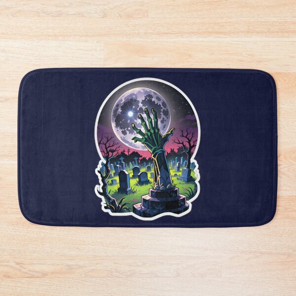 Item preview, Zombie Hand Cemetery With A Full Moon designed and sold by TheArtOfPat.