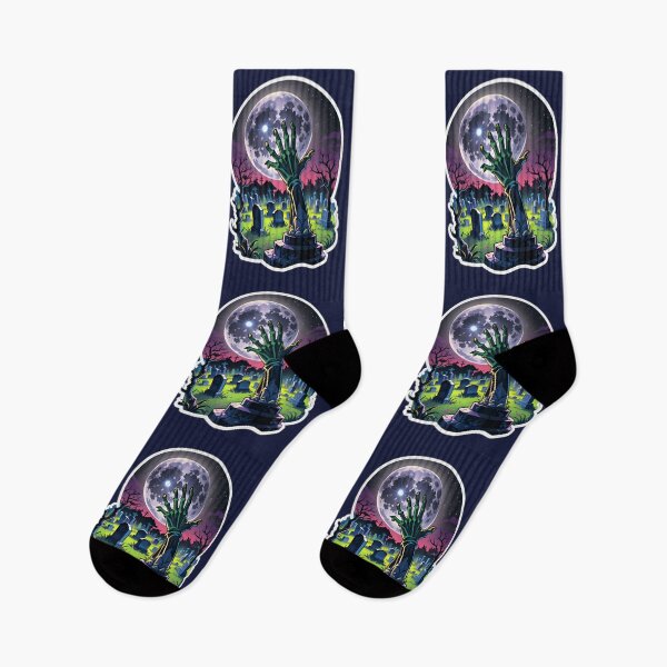 Item preview, Zombie Hand Cemetery With A Full Moon designed and sold by TheArtOfPat.