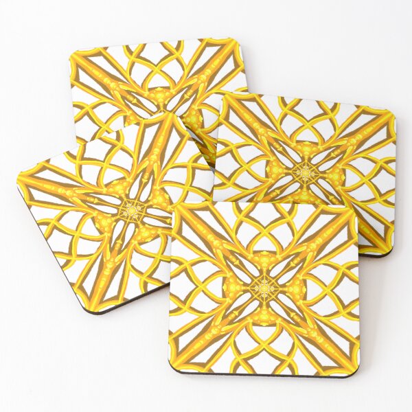 Item preview, Repeating Colorful Mandala Design - Golden Lattice designed and sold by mikaylawiser.