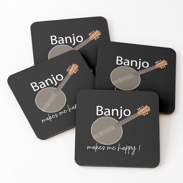 Item preview, Banjo Makes Me Happy designed and sold by Nisha Prabhu.