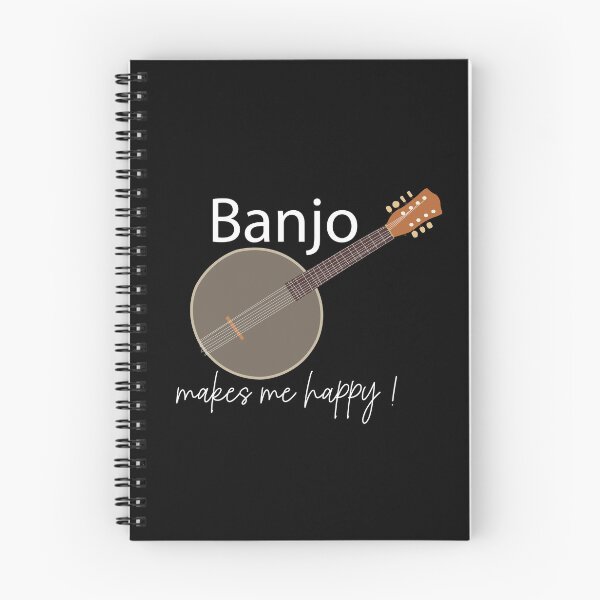 Item preview, Banjo Makes Me Happy designed and sold by Nisha Prabhu.