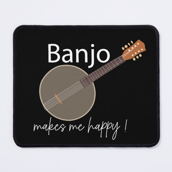 Item preview, Banjo Makes Me Happy designed and sold by Nisha Prabhu.