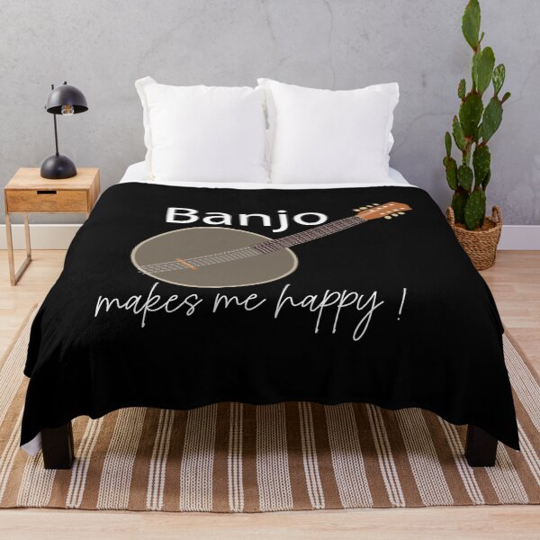 Item preview, Banjo Makes Me Happy designed and sold by Nisha Prabhu.