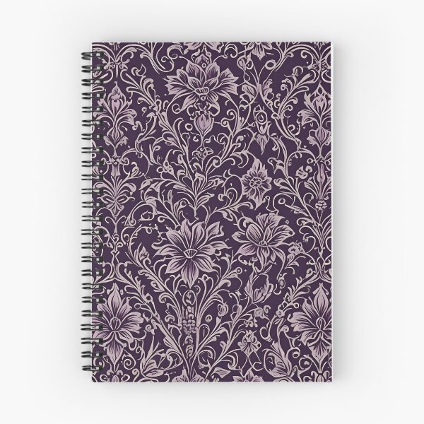 Item preview, Purple Gothic Floral Pattern designed and sold by Ninjakandy.