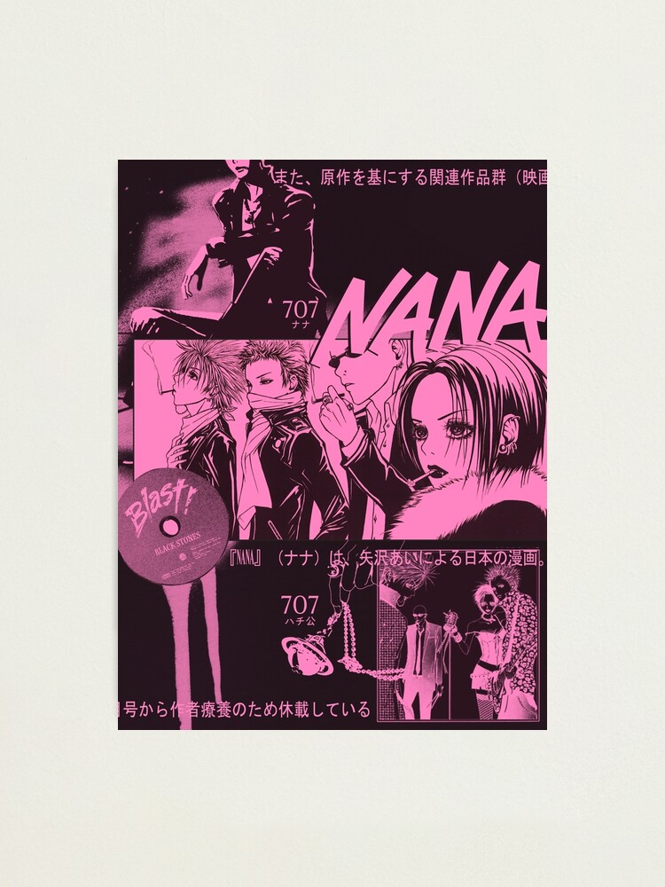 NANA anime design poster Photographic Print
