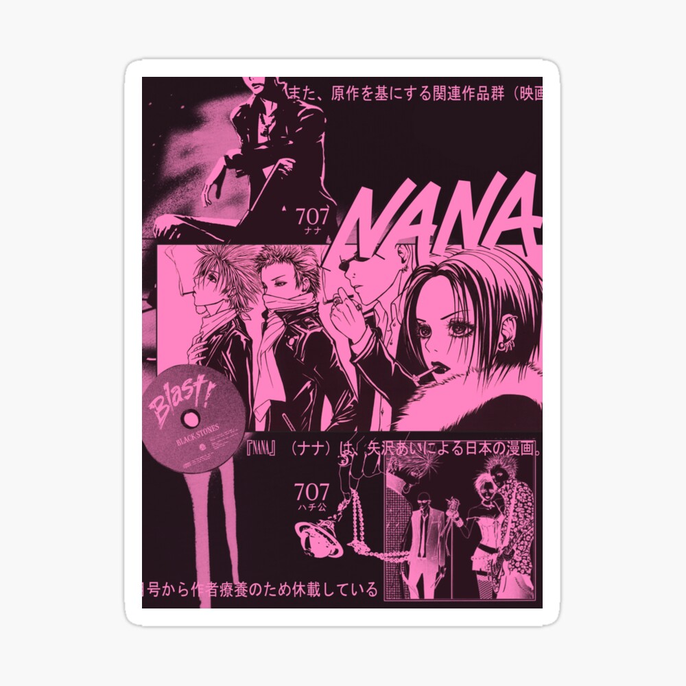NANA anime design poster Photographic Print
