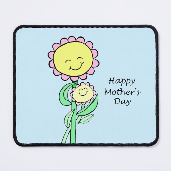 Item preview, Cute Happy Mother's Day Cartoon Flowers designed and sold by JoyousArt4u.