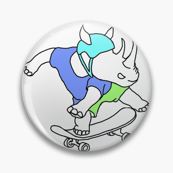 Item preview, Rad Rhino Grindin' Rhino Boardzilla Roller Rhino designed and sold by GeorgeFloop.