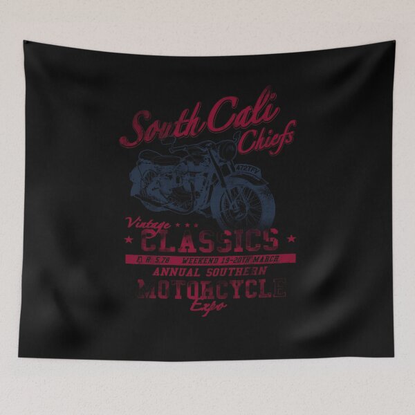 Item preview, Vintage Distressed Badass Skull Motorcycle Biker designed and sold by PrintPress.