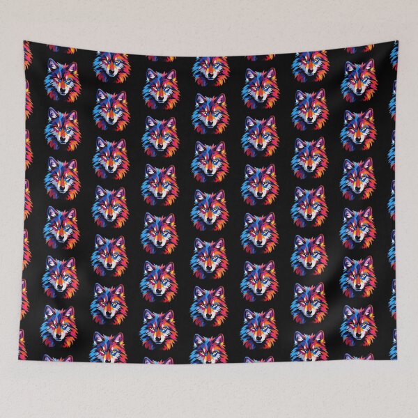 Item preview, Rainbow wolf designed and sold by Grypis.