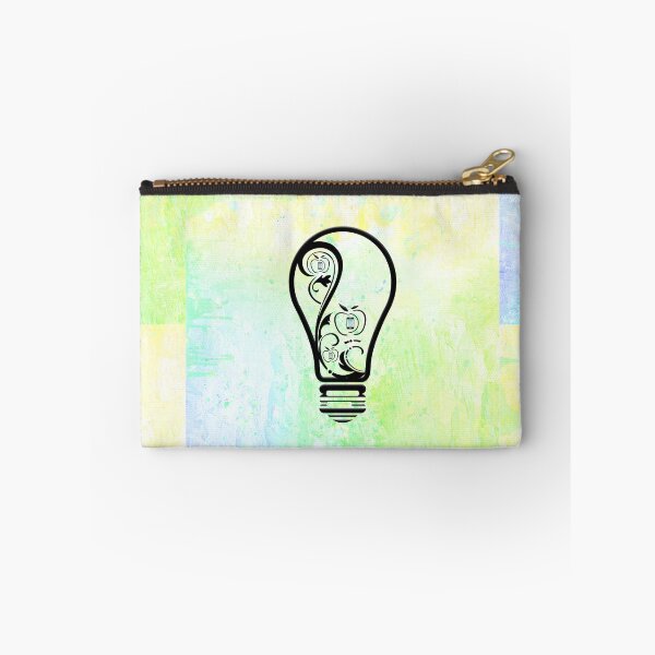 Item preview, Creative Lightbulb on Green and Yellow Background designed and sold by InfoBytes Academy.