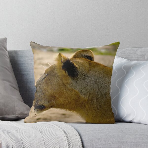 Item preview, pregnant lioness side of face designed and sold by exploramum.