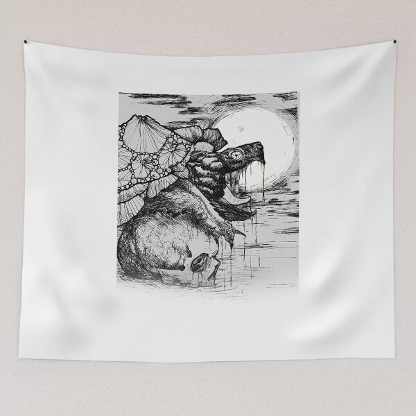Item preview, Snapping Turtle Pen And Ink designed and sold by StarletHicks45.