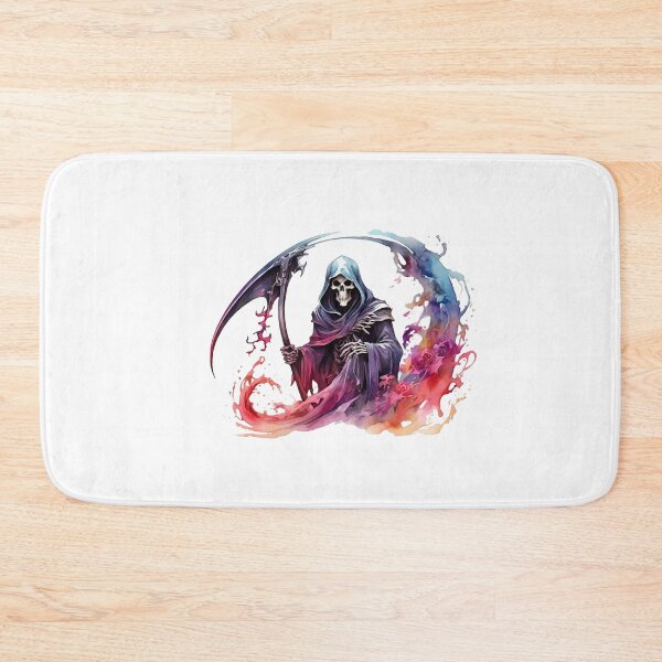 Artikelvorschau, der Sensenmann als Aquarell entworfen und verkauft von Rose Design & Photos.