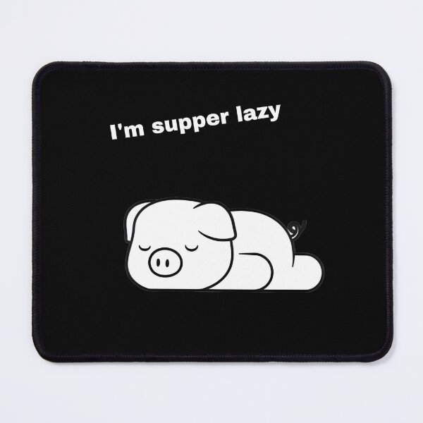 Item preview, “Snooze Oink Repeat: The Adventures of a Supper Lazy Pig” designed and sold by InkImagination1.