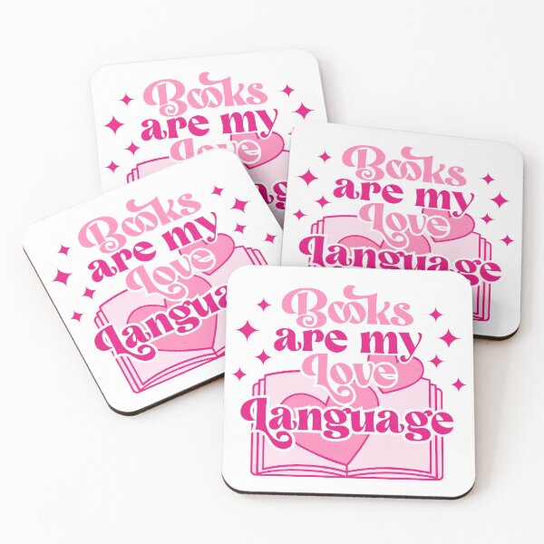 Item preview, Books are my love language pink designed and sold by taboozy.