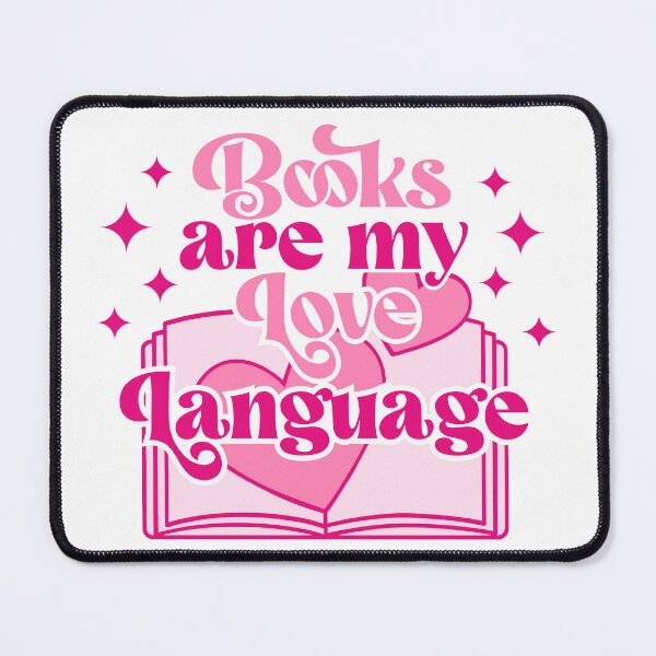 Item preview, Books are my love language pink designed and sold by taboozy.