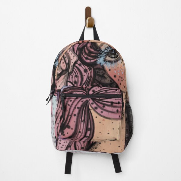 Item preview, Et Elle Dit Tendrement De Ses Yeux Gris art print designed and sold by Salem Winter .