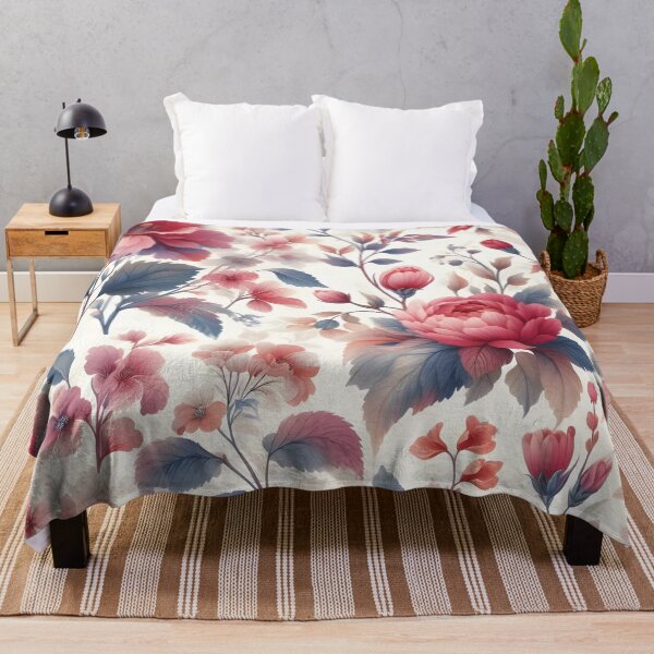 Item preview, Blooming Elegance: Exquisite Floral Tapestry designed and sold by PillowTalkyZone.