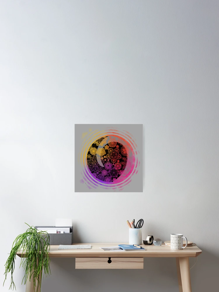 Thumbnail 2 of 3, Poster, Solar Eclipse  designed and sold by Shells Designs.