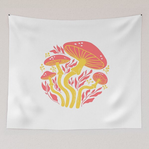 Item preview, Botanical Mushrooms designed and sold by Almasha.