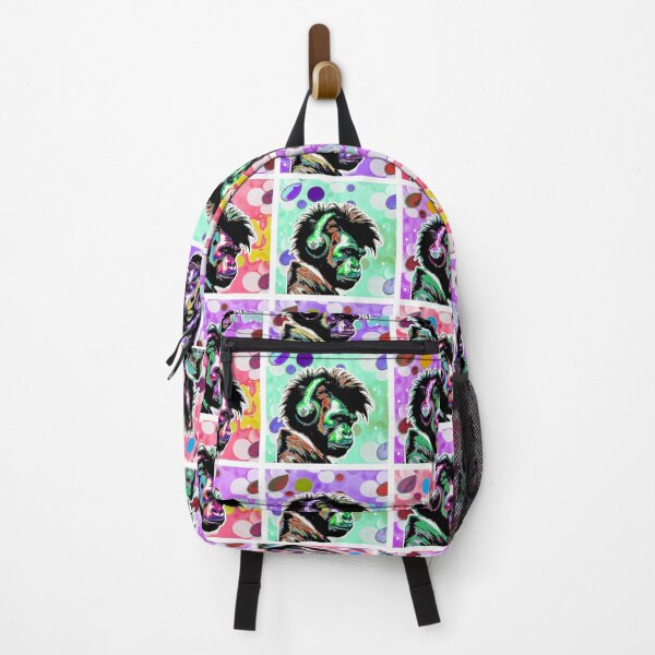 Item preview, Cool colorful gorilla pop art print designed and sold by Roxburylane.