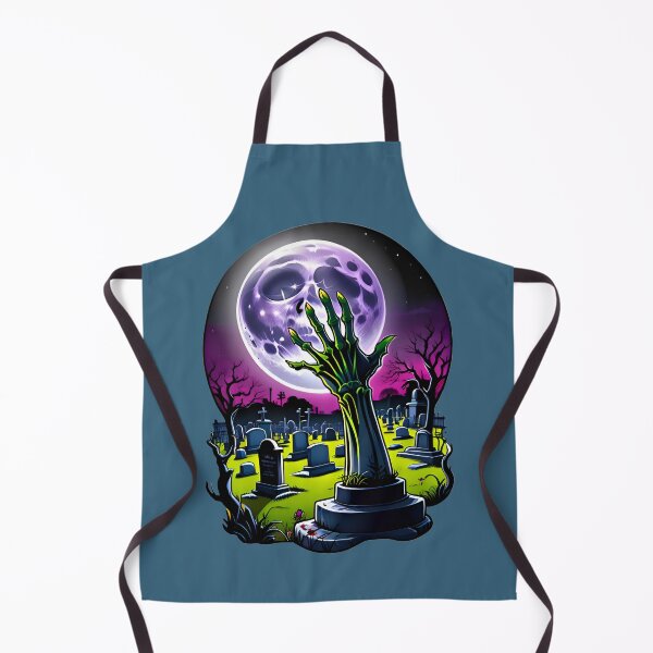 Item preview, Zombie Hand Cemetery With A Full Moon designed and sold by TheArtOfPat.