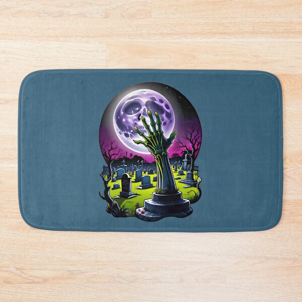Item preview, Zombie Hand Cemetery With A Full Moon designed and sold by TheArtOfPat.