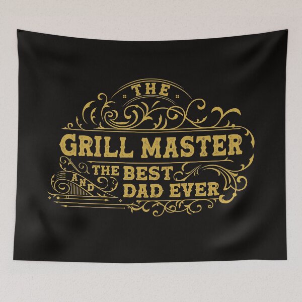 Item preview, Vintage Black Gold Grill Master and Best Dad Ever designed and sold by Nature Hues.
