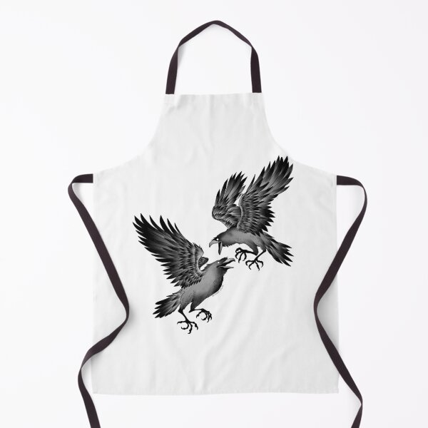 Item preview, Huginn and Muninn Odin's Ravens designed and sold by bridolanart.