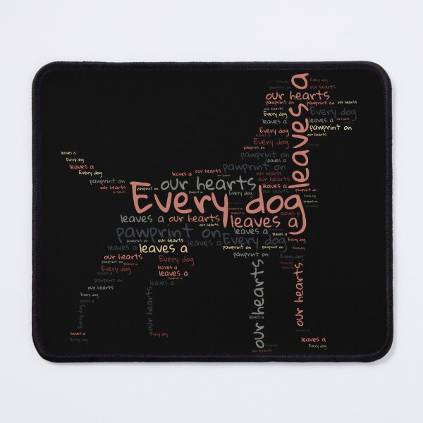 Item preview, Pawprints on Our Hearts - Dog Love Inspired Artwork designed and sold by BabydellArt.