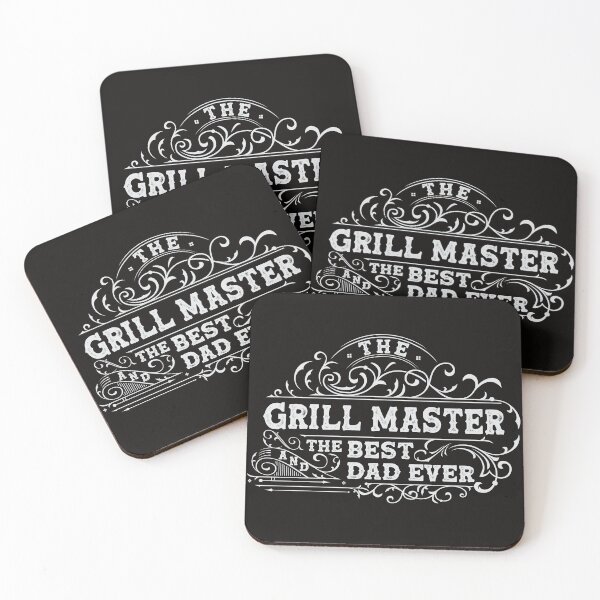 Item preview, Vintage Black White Grill Master and Best Dad Ever designed and sold by Nature Hues.