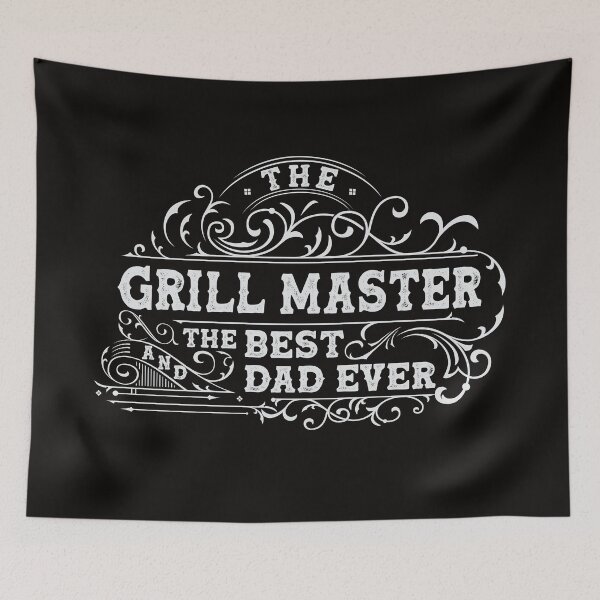 Item preview, Vintage Black White Grill Master and Best Dad Ever designed and sold by Nature Hues.