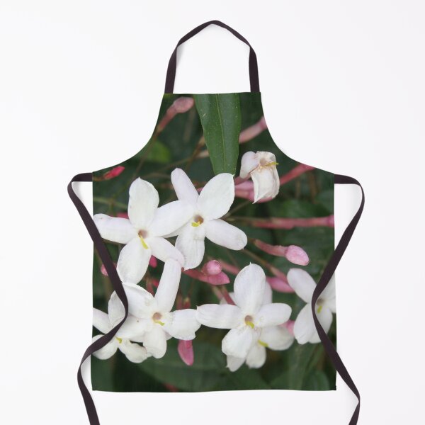 Item preview, Delicate White Jasmine Blossom with Green Background designed and sold by taiche.