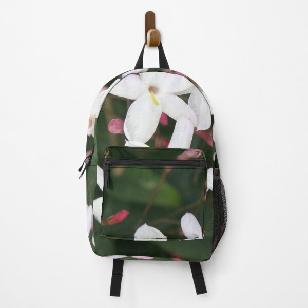 Item preview, Delicate White Jasmine Blossom with Green Background designed and sold by taiche.