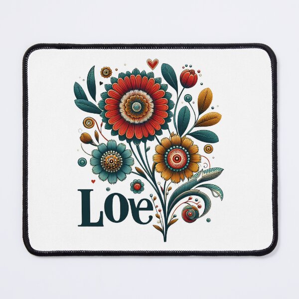 Item preview, Vintage and colorful floral love designed and sold by LV-creator.