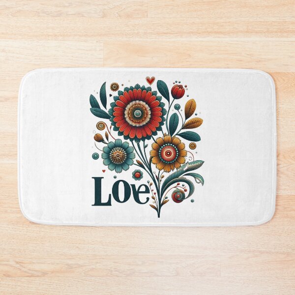 Item preview, Vintage and colorful floral love designed and sold by LV-creator.